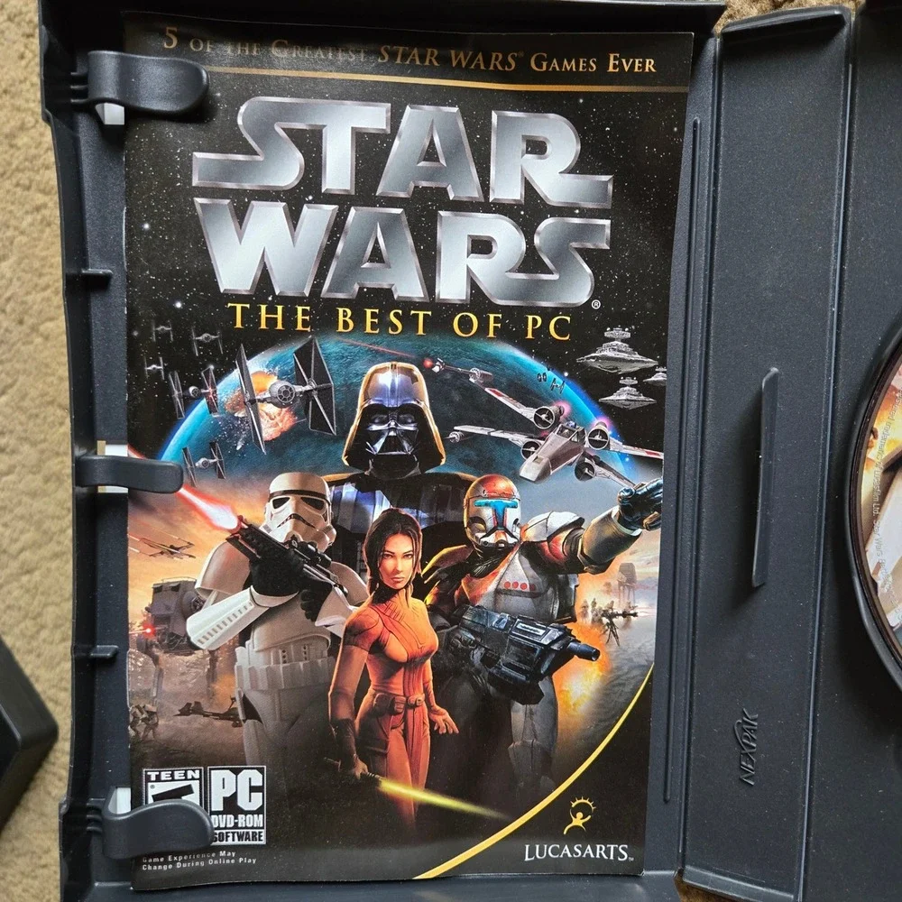 Star Wars The Best ofPC Collection LucasArts Battlefront KOTOR Empire at War DVD